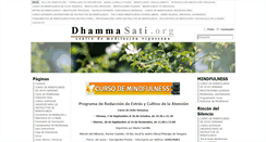 Desktop Screenshot of dhammasati.org